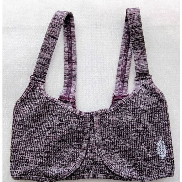 FREE PEOPLE ARRONDI BRA MERLOT  M/L NWOT - Picture 1 of 9